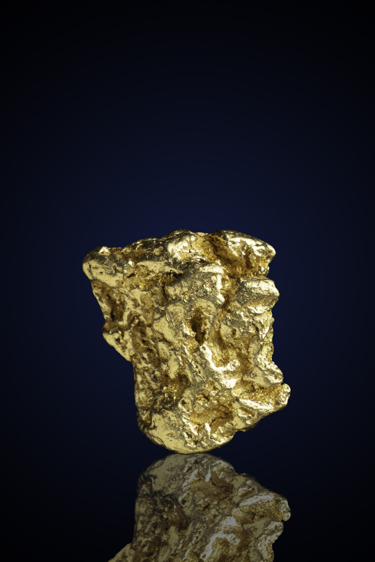 Beautiful, Lustrous Natural Gold Nugget - Auburn, CA - 4.07 Grams (image for) Beautiful, Lustrous Natural Gold Nugget - Auburn, CA - 4.07 Grams